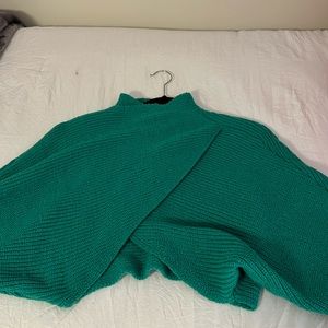 emerald green sweater
